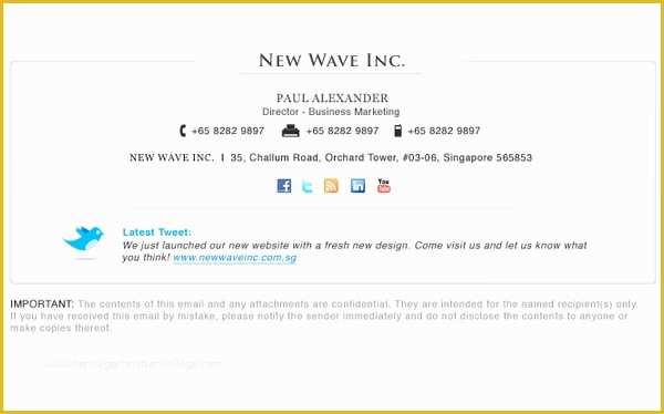 Professional Email Signature Templates Free Of Gmail Signature Template