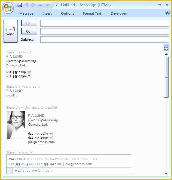 Professional Email Signature Templates Free Of Professional Email Signature Templates Outlook Www – soohongp