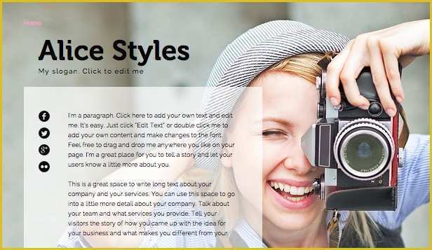 Professional Personal Website Templates Free Of Personal Website Templates Portfolio & Cv