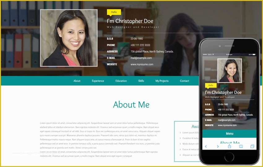 Professional Personal Website Templates Free Of Professional Personal Website Templates Free Popteenus