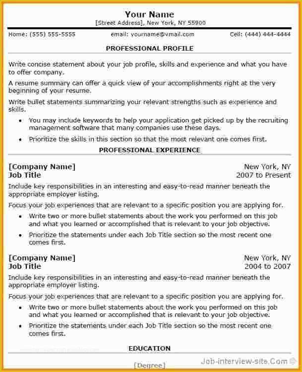 Professional Resume Template Free Download Of 10 Statement Of Qualifications Sample Letter