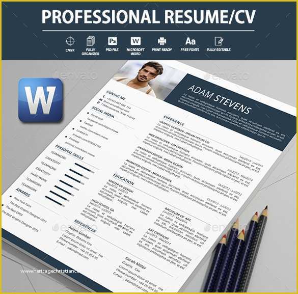 Professional Resume Template Free Download Of 26 Word Professional Resume Template Free Download