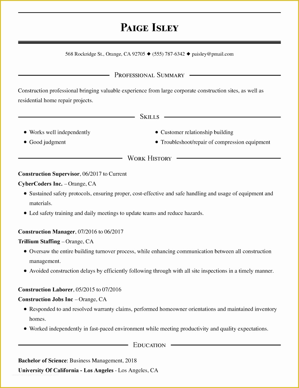 Professional Resume Template Free Download Of Best Professional Resume Templates 2018 Tag 53 Fantastic