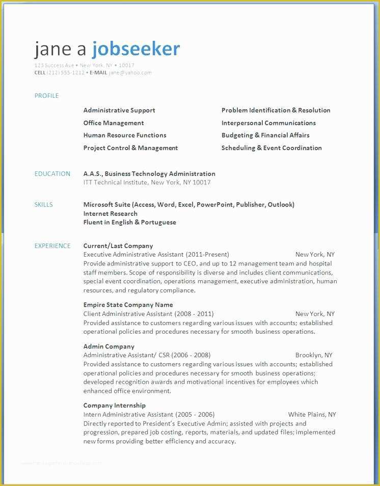 Professional Resume Template Free Download Of Microsoft Word Professional Resume Template Free