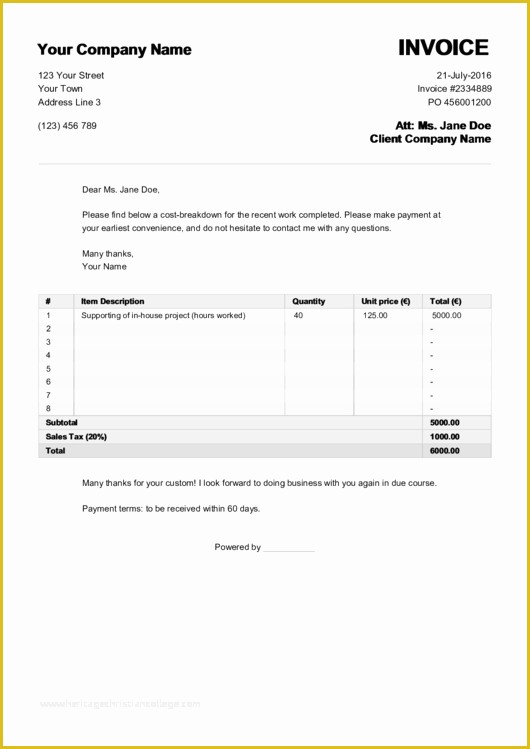 Professional Services Invoice Template Free Of top 7 Professional Services Invoice Templates Free to