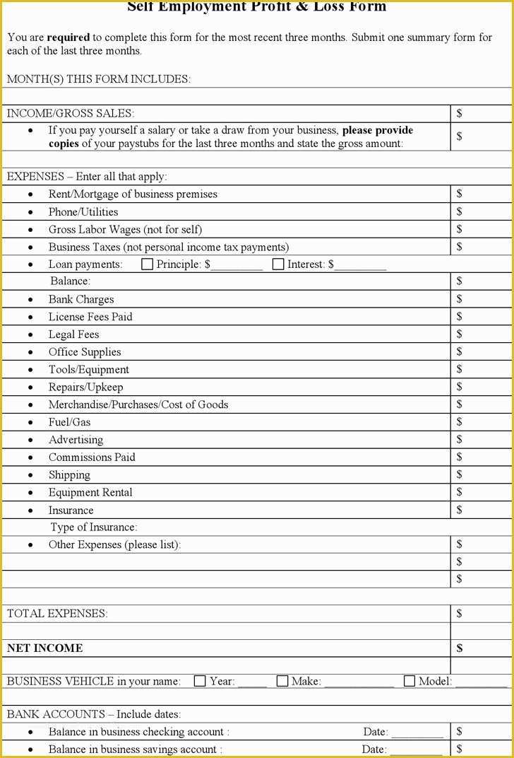 Profit and Loss Statement Template Free Download Of 5 Profit and Loss Statement Template Free Download