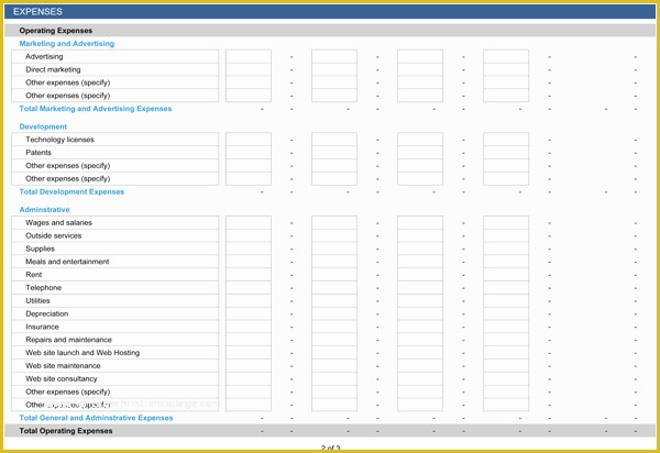 Profit and Loss Statement Template Free Download Of Profit and Loss Statement