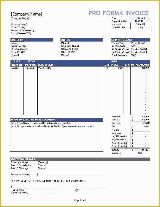 Proforma Invoice Template Pdf Free Download Of پروفرما چیست؟اخذ پروفرما یا پیش فاکتور با شرکت بازرگانی