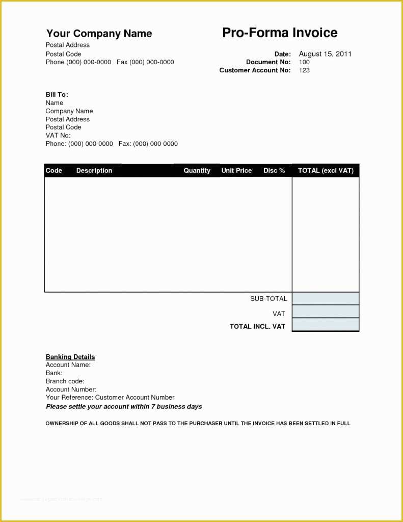 Proforma Invoice Template Pdf Free Download Of Free Invoice Template Pdf Download Templates Stock S