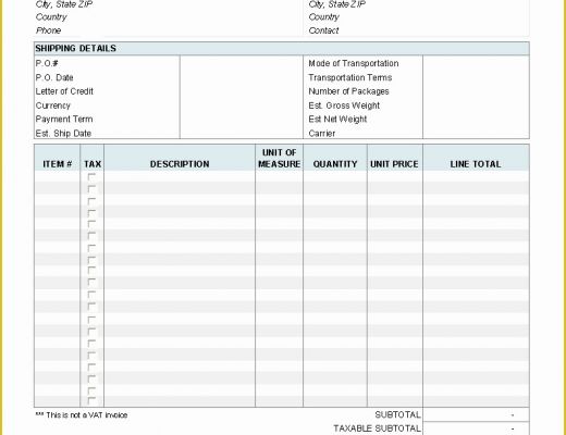 Proforma Invoice Template Pdf Free Download Of Free Proforma Invoice Template Uniform Invoice software