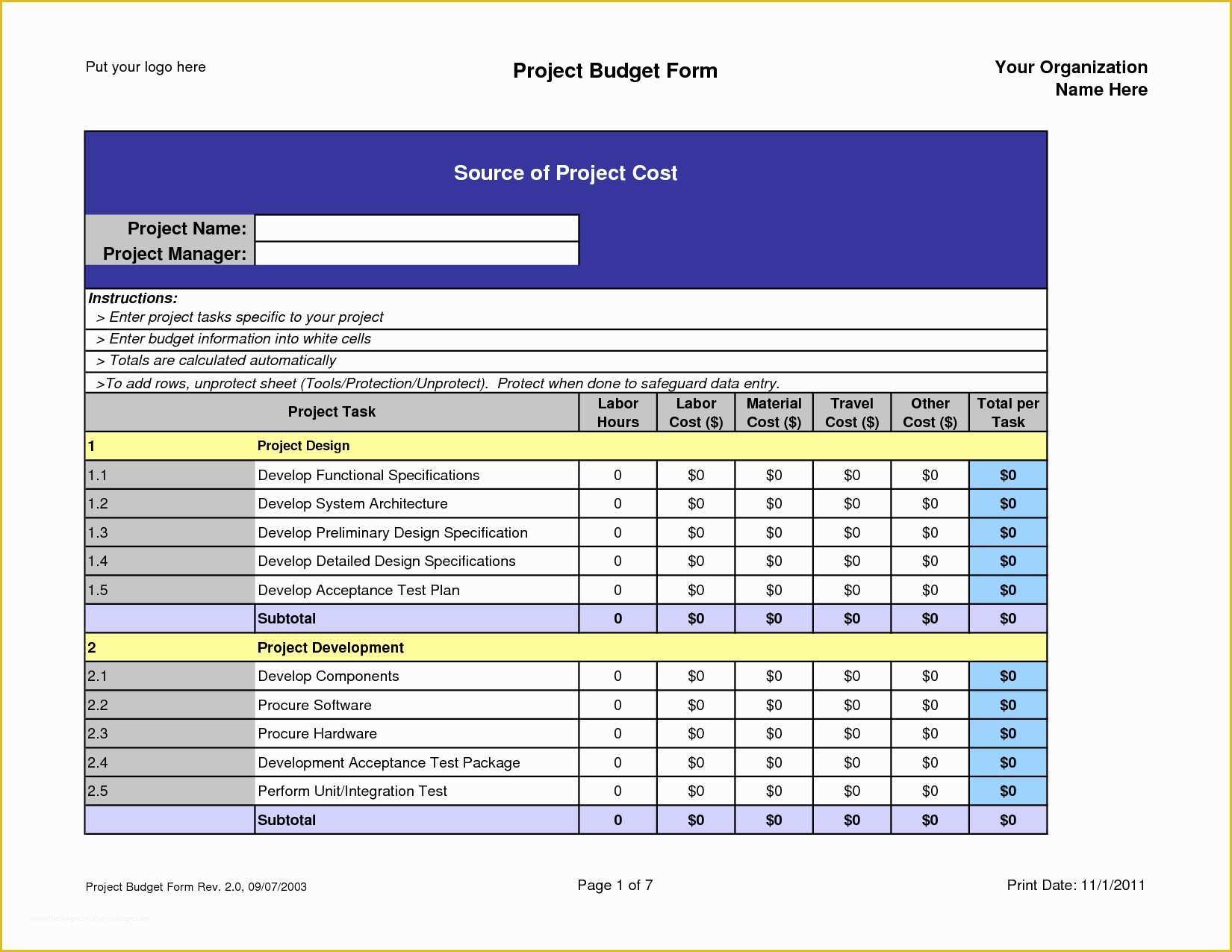 Project Management Excel Templates Free Download Of Project Management Templates for Excel Free Download