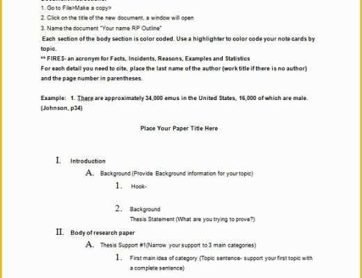 Project Outline Template Free Of 5 Free Project Outline Templates Word Excel Pdf formats