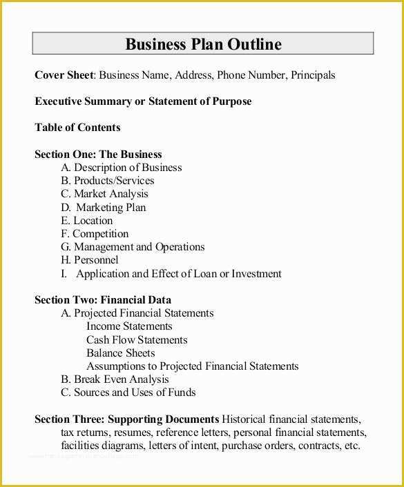 Project Outline Template Free Of Project Outline Template 10 Free Word Excel Pdf