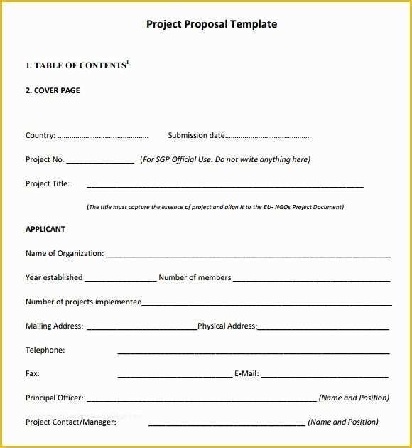 Project Outline Template Free Of Project Outline Template 9 Download Free Documents In