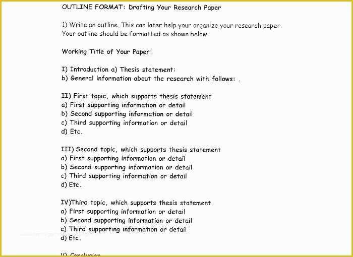 Project Outline Template Free Of Project Outline Template Microsoft Word – Maney