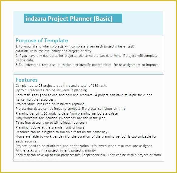 Project Plan Template Excel Free Download Of 23 Project Plan Template Doc Excel Pdf