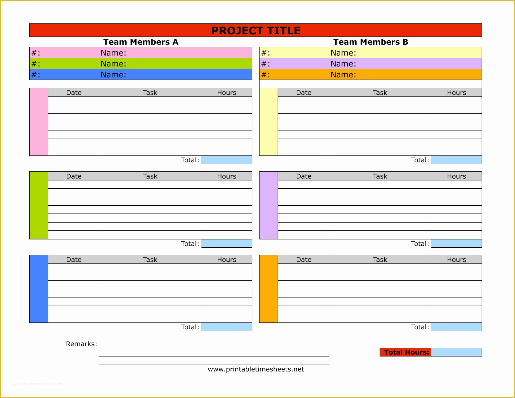 Project Timesheet Template Free Of Download Project Timesheet Template Excel Pdf