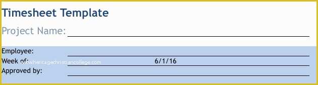 Project Timesheet Template Free Of Timesheet Template Projectmanager