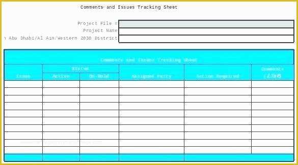 Project Tracking Template Excel Free Download Of issue Tracker Template