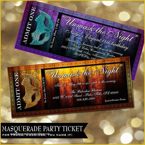 Prom Ticket Template Free Of 115 Ticket Templates Word Excel Pdf Psd Eps