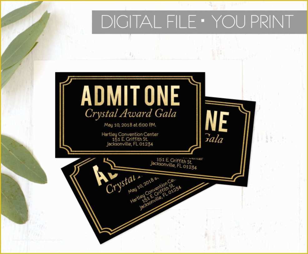 Ticket Template