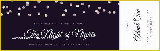 Prom Ticket Template Free Of Customize 1 003 Ticket Templates Online Canva