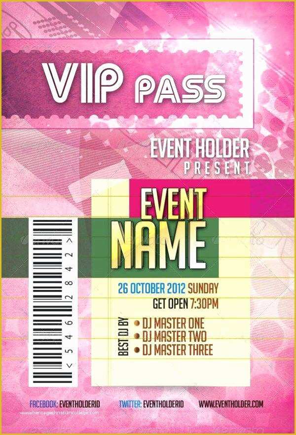 Prom Ticket Template Free Of Prom Ticket Template Photo Generic event Ticket Templates