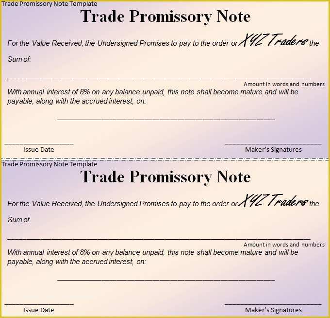 Promissory Note Free Template Download Of 20 Promissory Note Templates Google Docs Ms Word
