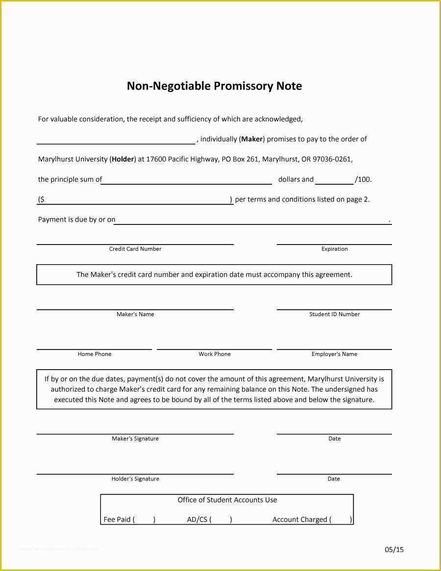 Promissory Note Free Template Download Of 45 Free Promissory Note Templates & forms [word & Pdf]