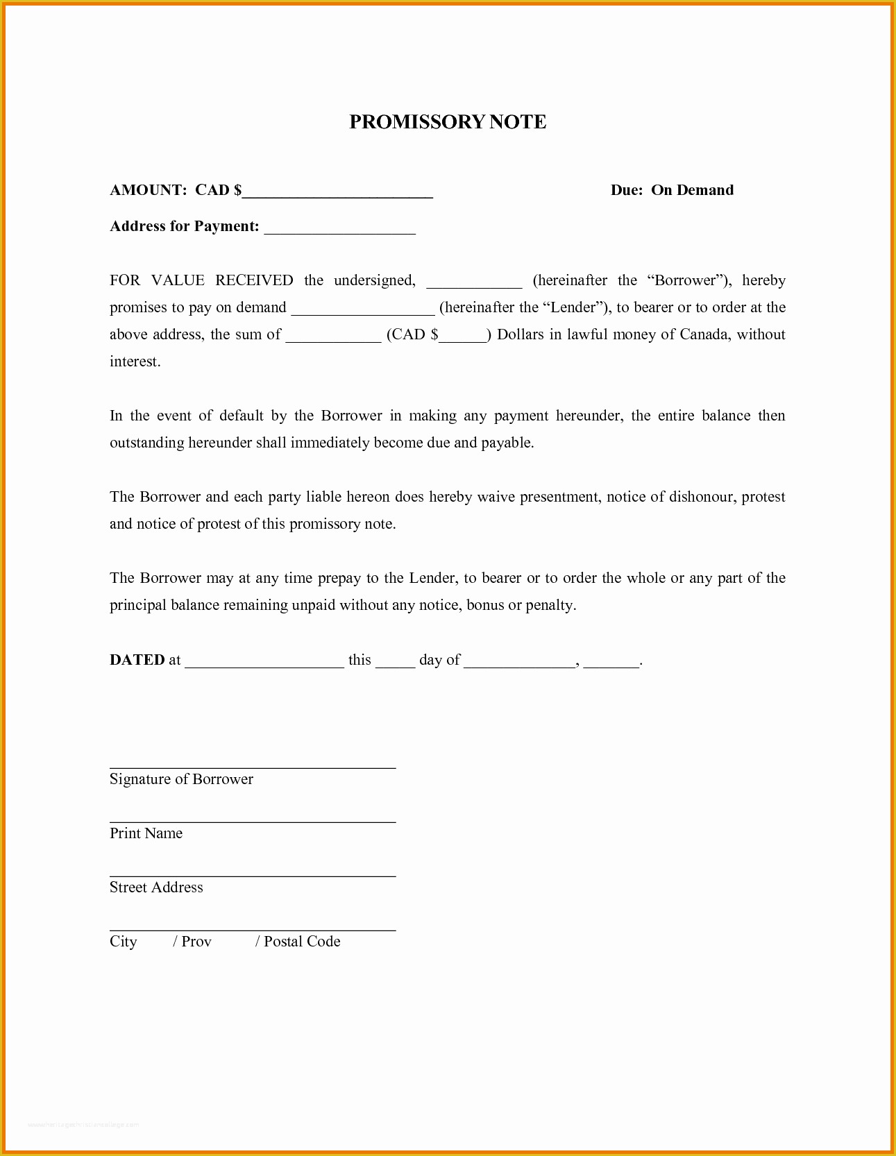 Promissory Letter Template Examples Letter Template Collection | My XXX ...