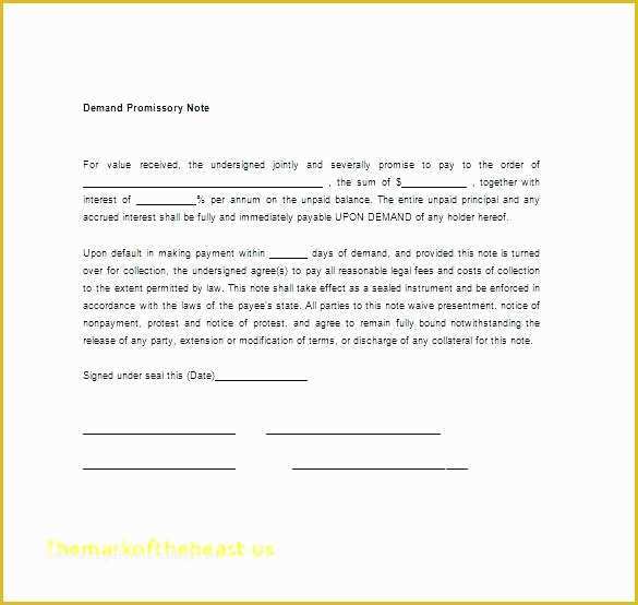 Promissory Note Free Template Download Of Mortgage Note form Beautiful Promissory Free Sample