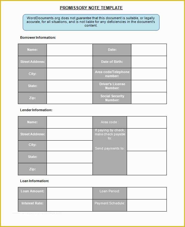 Promissory Note Free Template Download Of Promissory Note 26 Download Free Documents In Pdf Word