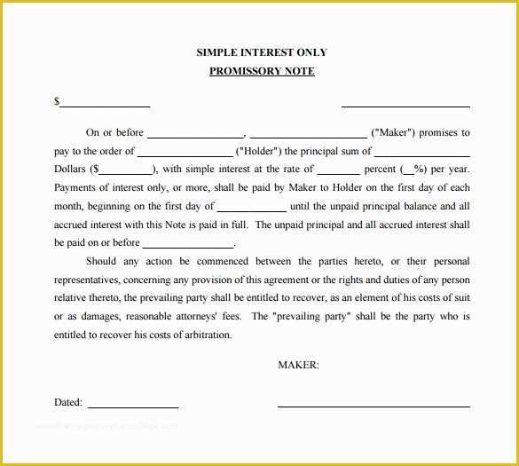 Promissory Note Free Template Download Of Promissory Note 26 Download Free Documents In Pdf Word