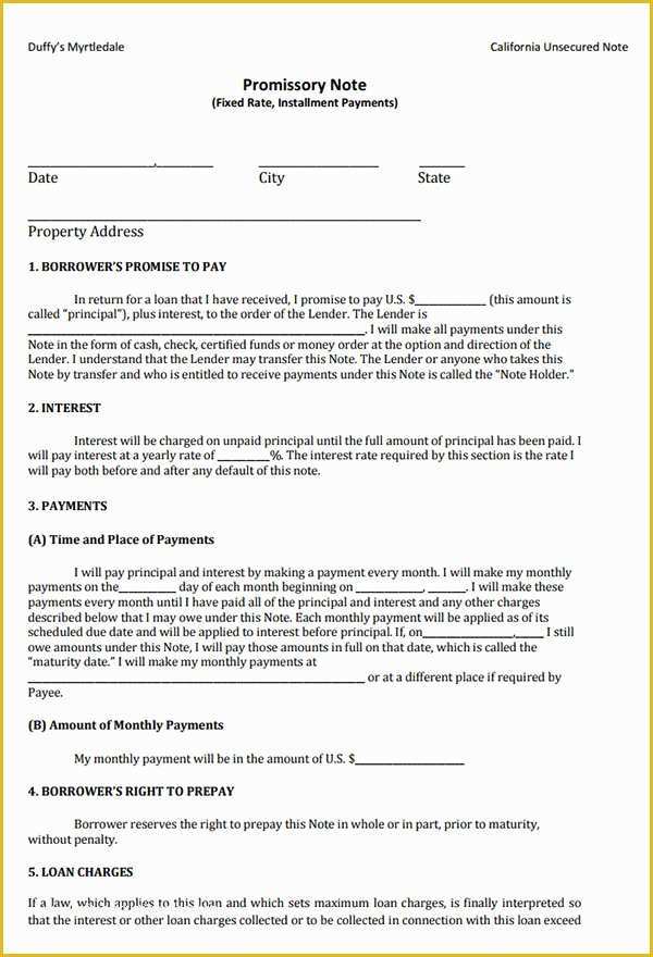 Promissory Note Free Template Download Of Promissory Note 26 Download Free Documents In Pdf Word