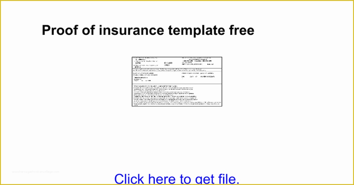 Proof Of Auto Insurance Template Free Of Auto Insurance Template Insurance Card Template Free Auto