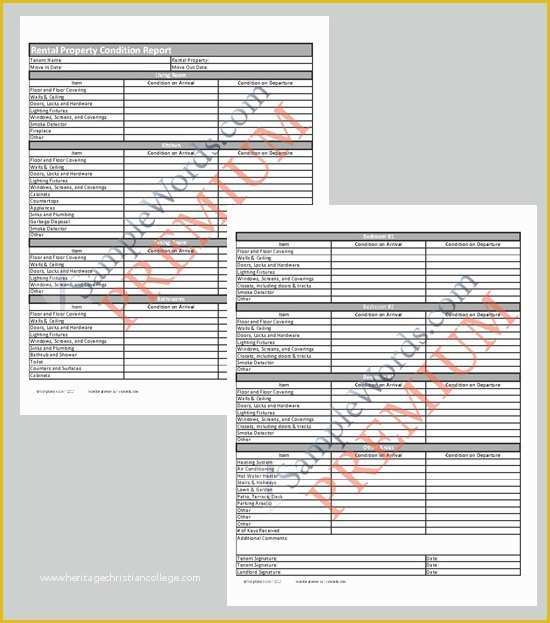 Property Condition Report Template Free Of 2015 Employee Expense Report
