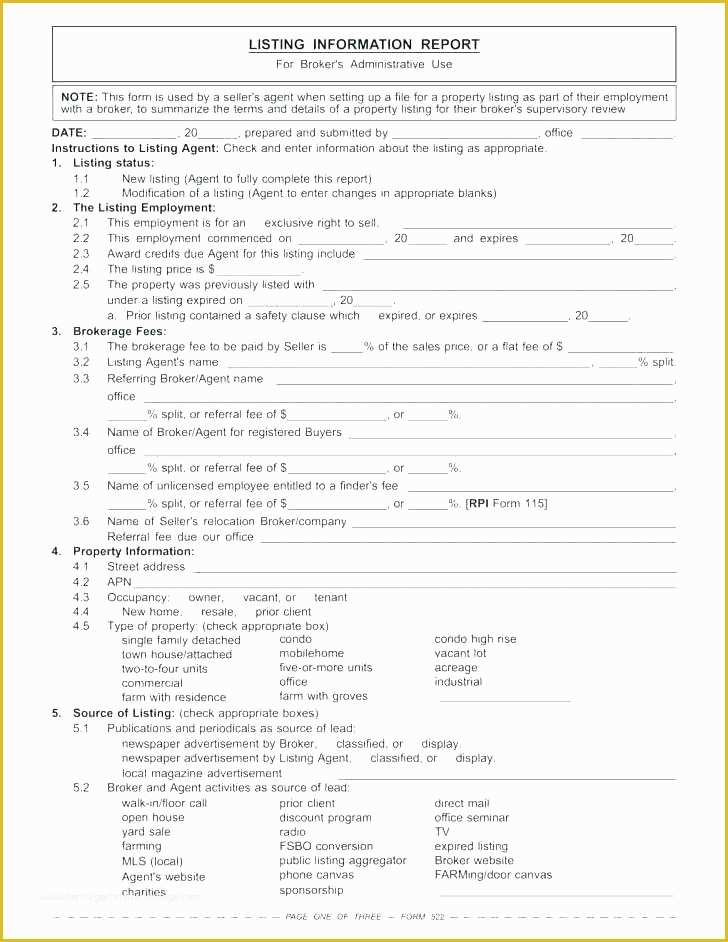 Property Condition Report Template Free Of Property Inspection Report form Rei 7 5 Project Management