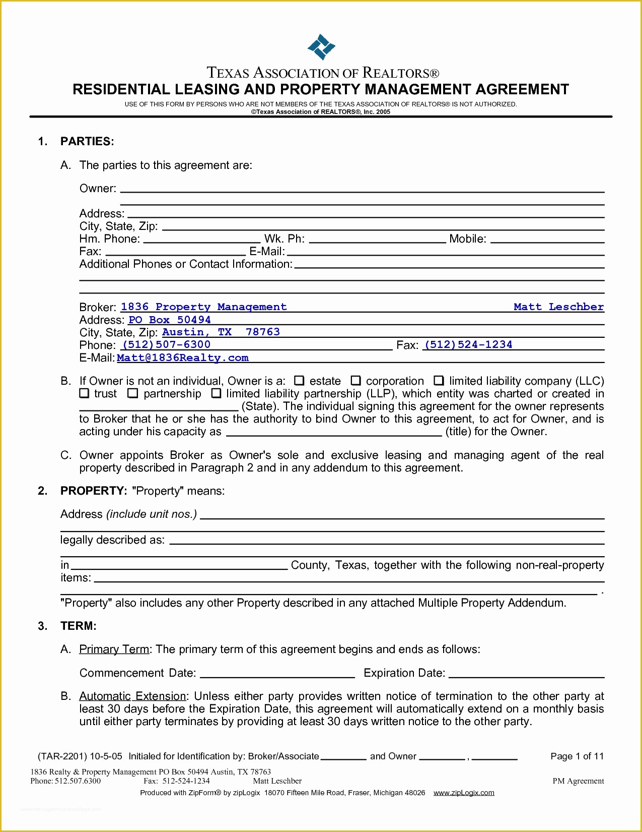 Property Management Agreement Template Free Of 10 Best Of Agreement E Template Property