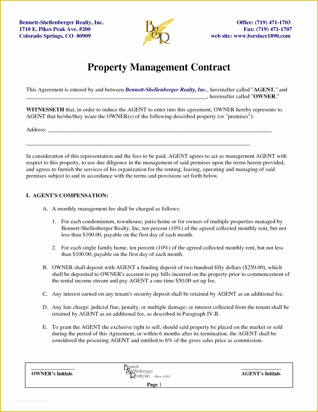 Property Management Agreement Template Free Of Building Monitoring forms with Templates – Blog