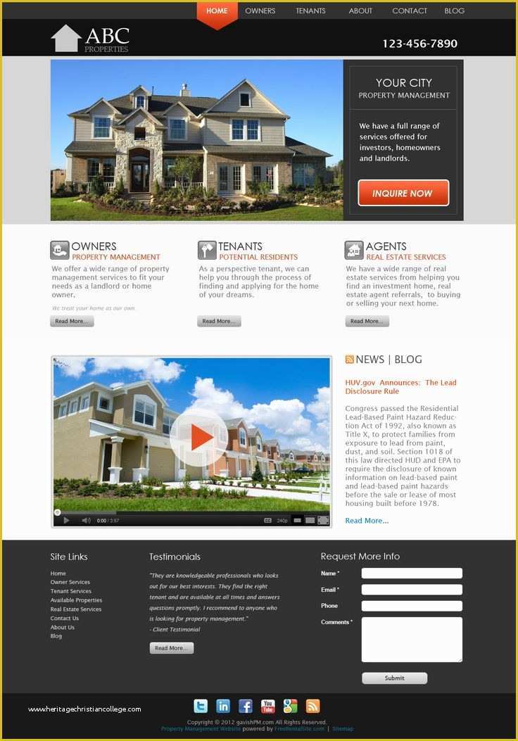 Property Management Websites Free Templates Of 1000 Images About Pmw Smart Site Designs On Pinterest