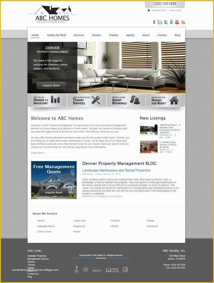 Property Management Websites Free Templates Of 9 Best Images About Pmw Smart Site Designs On Pinterest