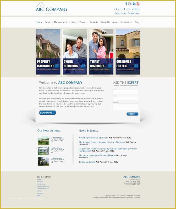Property Management Websites Free Templates Of 9 Best Images About Pmw Smart Site Designs On Pinterest