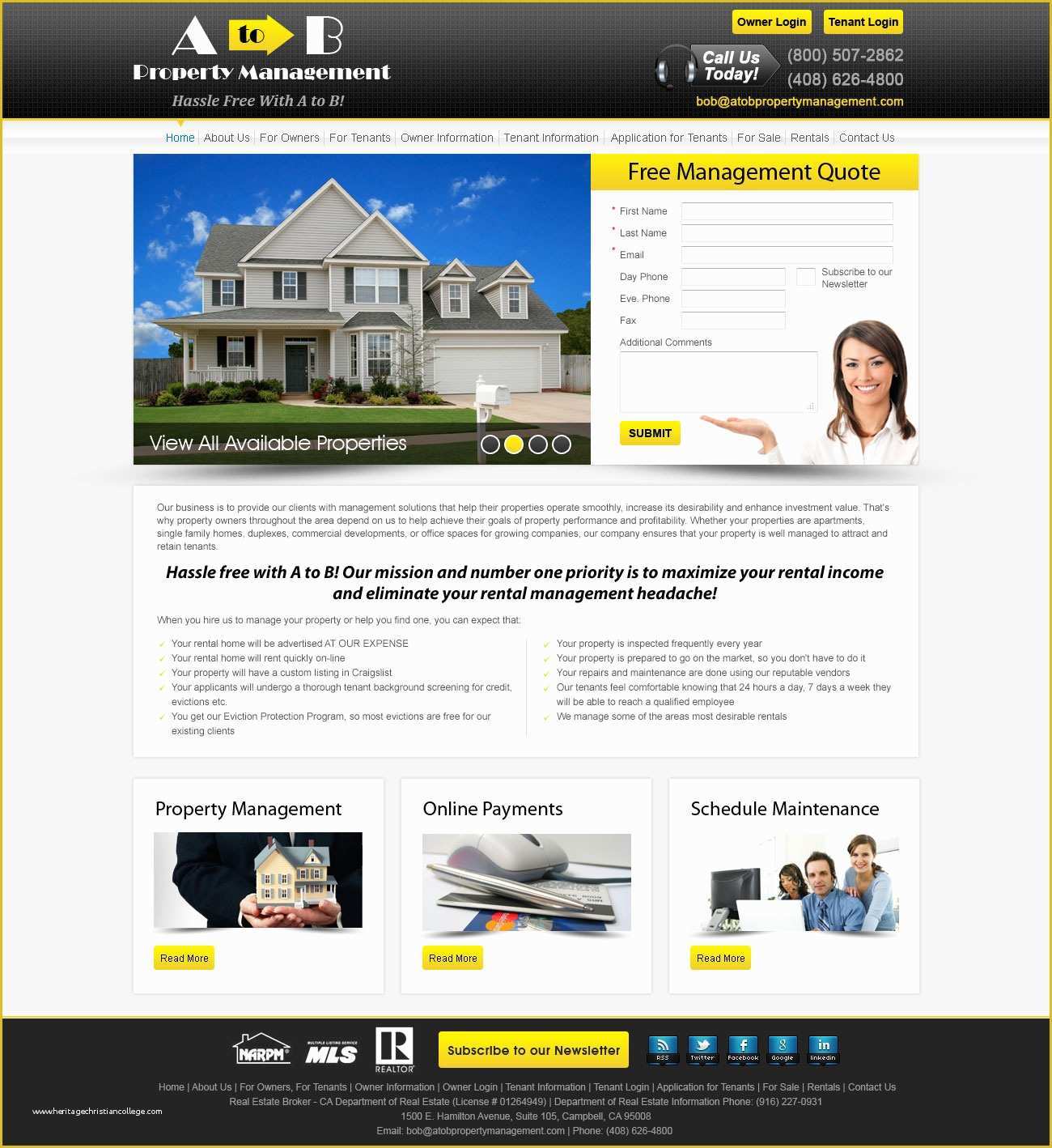 Property Management Websites Free Templates Of Custom Wordpress theme for Property Management Websites