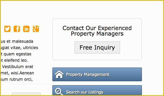 Property Management Websites Free Templates Of Property Administration forms with Templates – Website