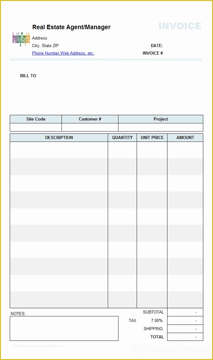 Property Management Websites Free Templates Of Real Estate Agent Invoice Template