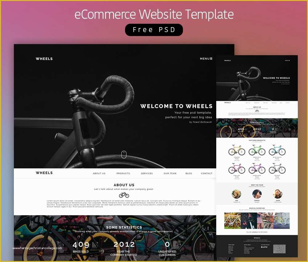 Psd Website Templates Free Download 2017 Of E Merce Website Template Psd Download Psd