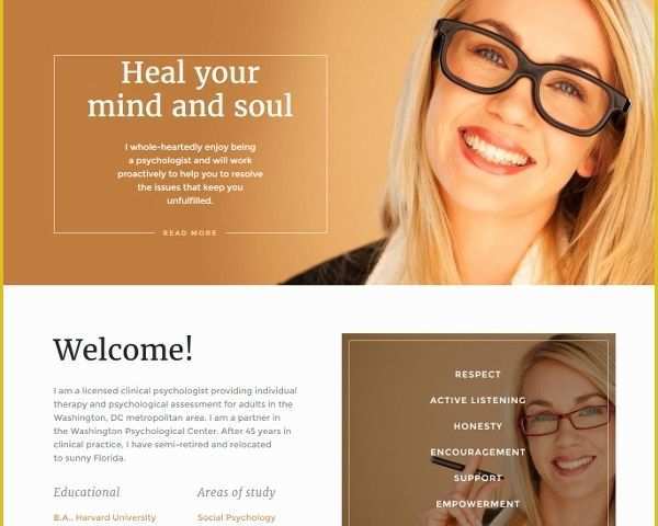 Psychologist Website Template Free Of 20 Family Website themes &amp; Templates