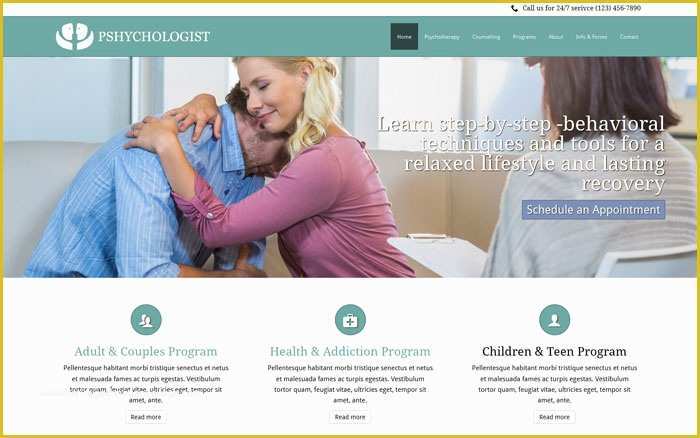 Psychologist Website Template Free Of 8 Best Psychologist Wordpress themes Designyep