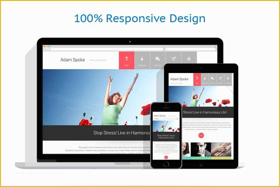 Psychologist Website Template Free Of Psychologist Responsive Website Template