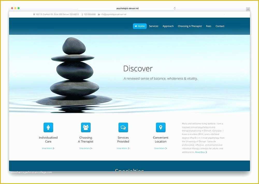 Psychologist Website Template Free Of Psychologist Website Template Browser Psychologist Website